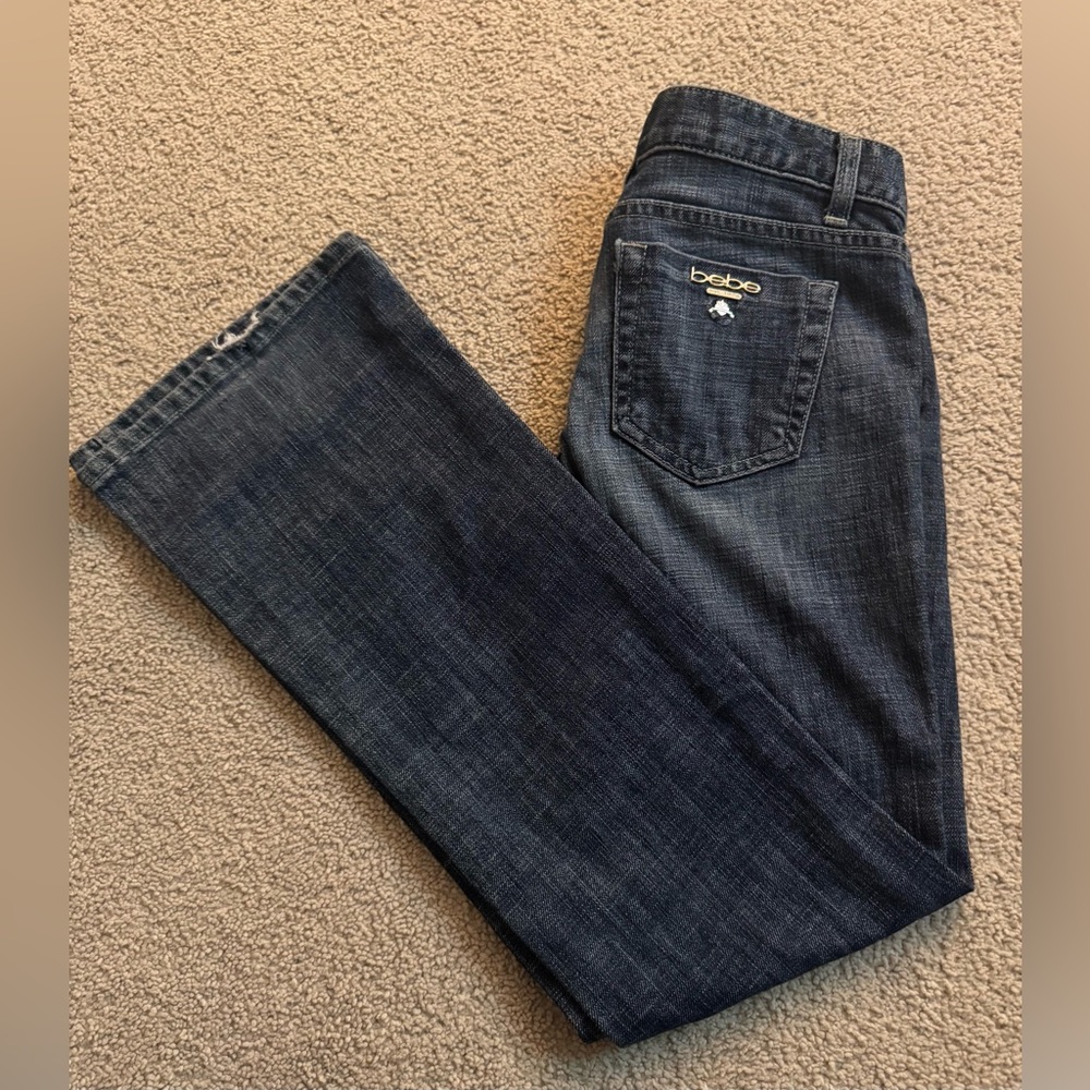 Bebe Women's Classic Blue Bootcut Jeans